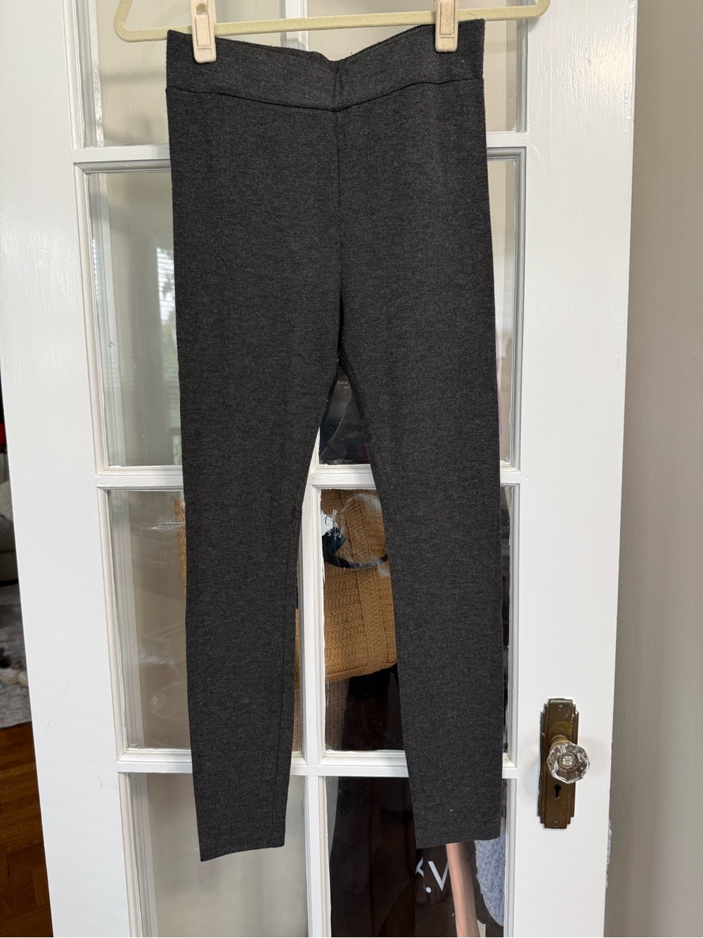 Lou & Grey Charcoal Knit High-Rise Leggings